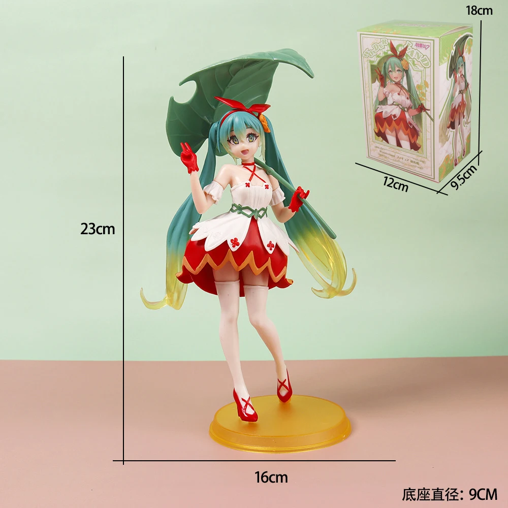 New anime Hatsunes Mikus PVC Action figures Kids toys hobbies decorative Dolls Gifts kawaii Dress