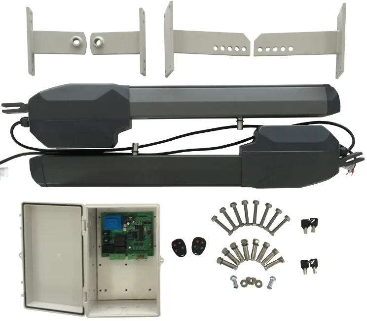 2024 500KG AC220 or DC24V  High Quality Swing Gate Opener Dual Automatic Swing Motor for Heavy Duty Gate