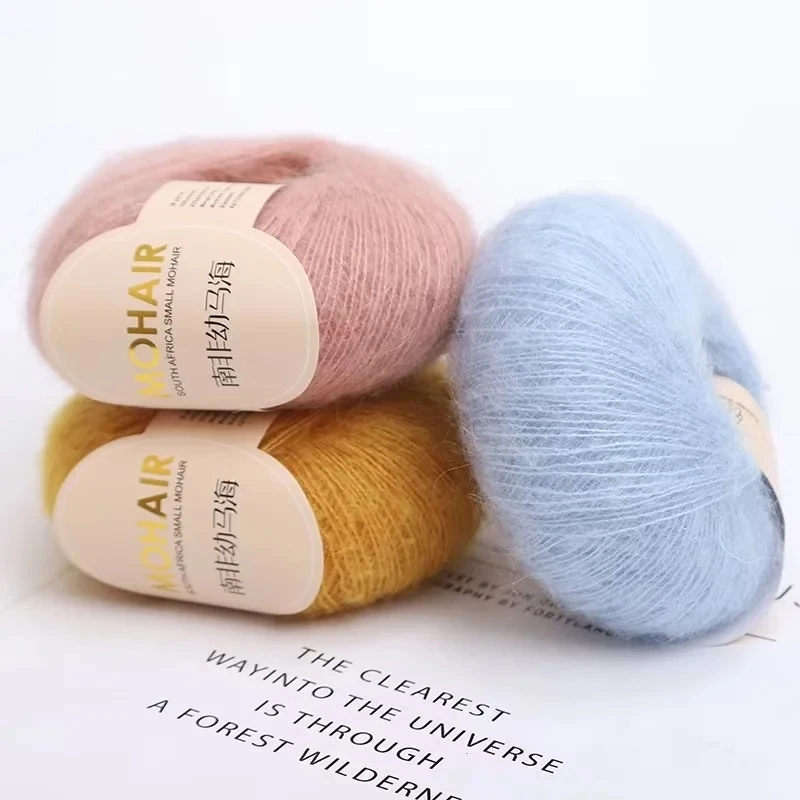 super soft kid mohair yarn fancy mohair knitting yarn for crocheting winter sweater