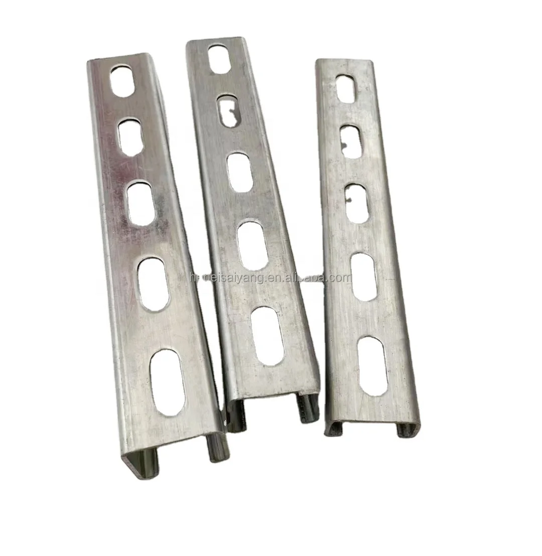 Galvanized Strut channel 41x41/C channel/Unistrut/ seismic bracing/seismic bracket