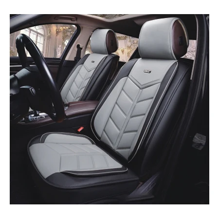 Universal leather car seat covers front set luxury automotive interior custom made PVC car seat covers