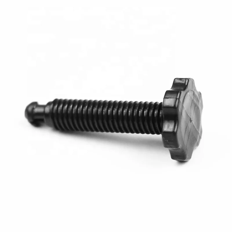 Customized ABS PP PVC POM PA6 Nylon material Injection Parts Plastic Screw Household plastic screw