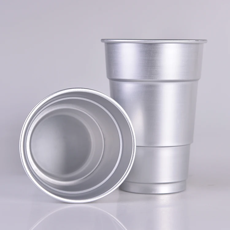 custom aluminum cups beer aluminum mugs 360ml 480ml printing coffee recyle aluminum cola cup