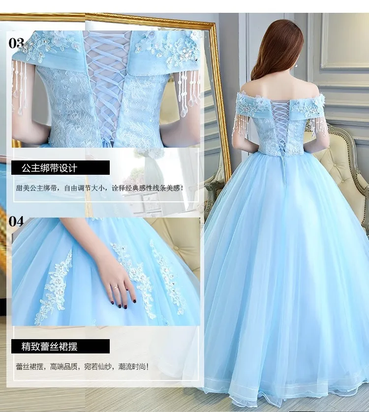 Dress New Prom Dress Yellow Ball Gown Sweet Floral Print Quinceanera Dresses Robe De Bal Custom Size