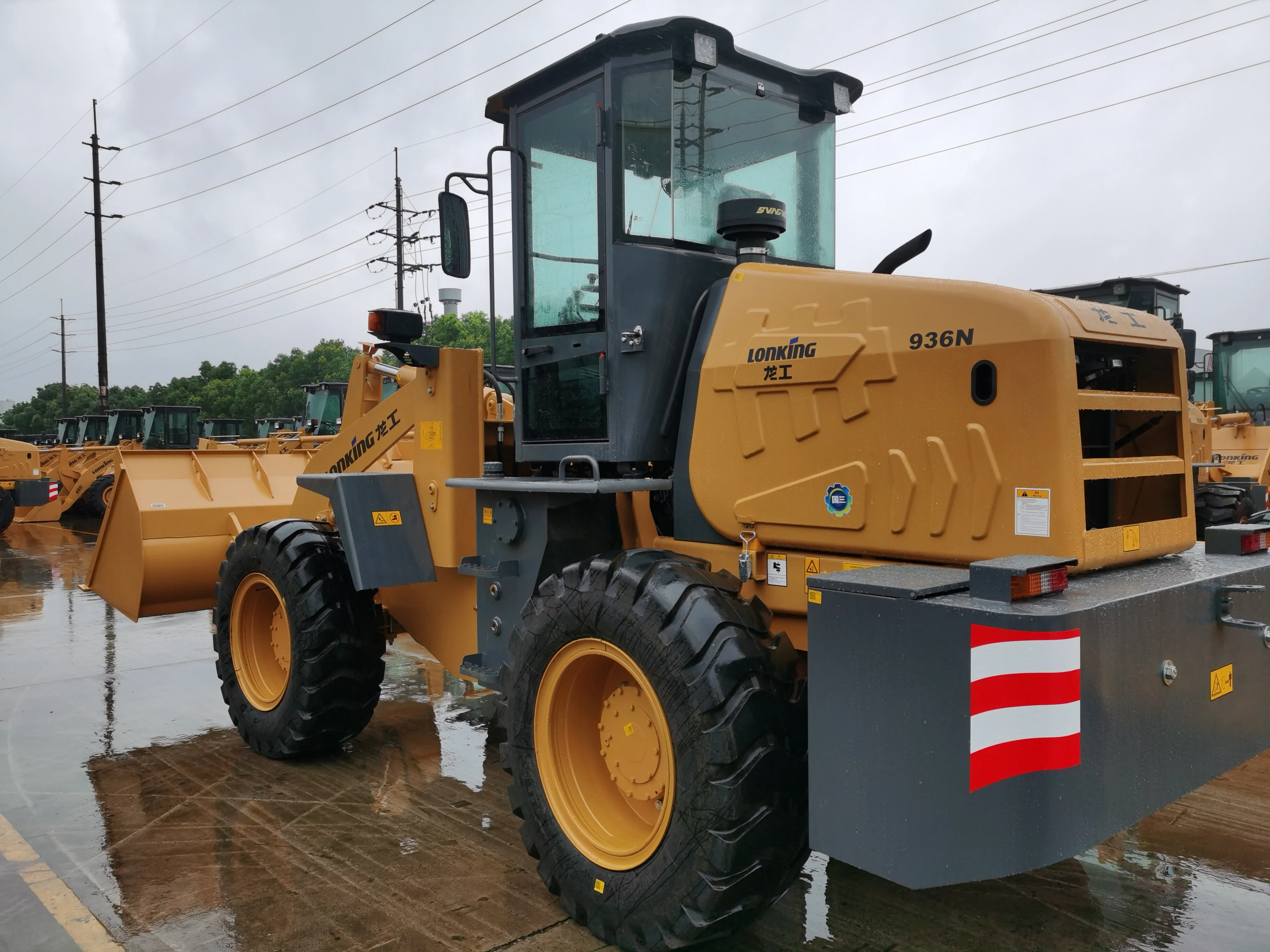 Earthmoving Machinery 2Ton Small Wheel Loader CDM936N With High Drive System
