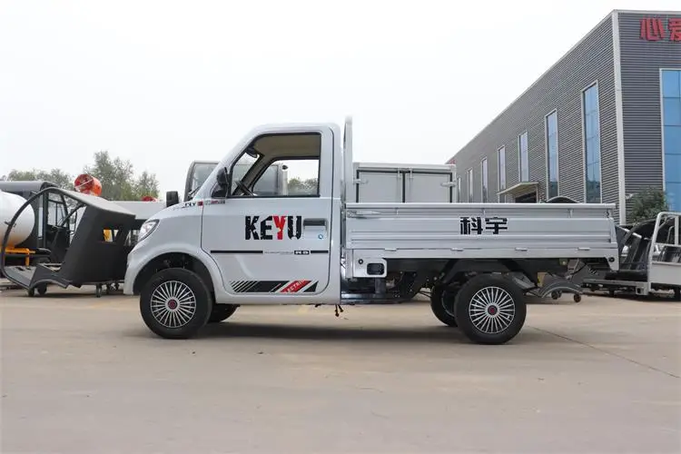 Keyu 155-70r12 Tyres Rhd Lhd Adult Car Electric Cargo Pickup Truck Electric Car Pickup