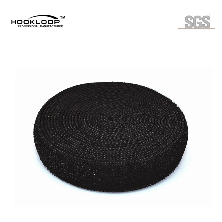 DSX Good quality Hook and loop back support belt unnapped loop recycled elastic strap cargo fastening belt