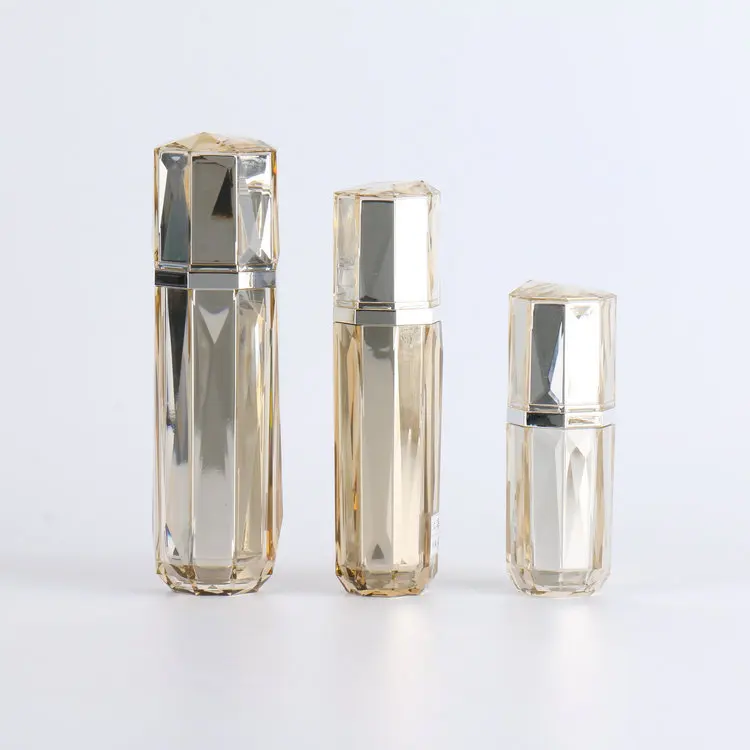 
Luxury Diamond Style 15g 30g 50g Skincare Packaging Bottle Cosmetic Face Cream Jars 