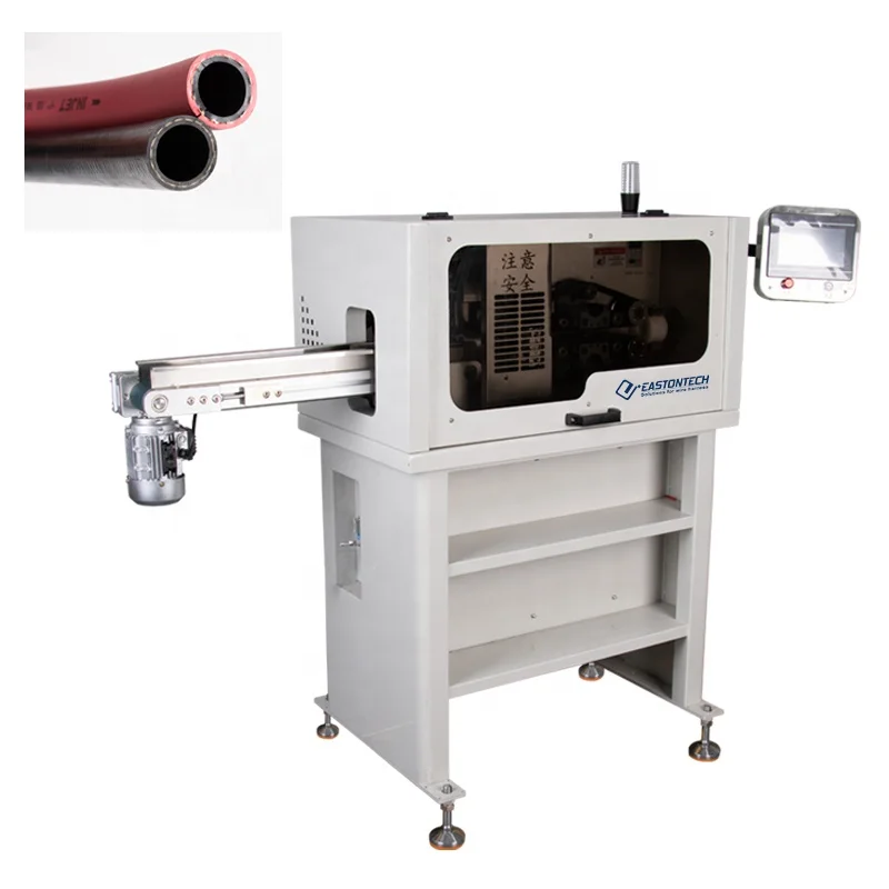 Eastontech Full Automatic Rotary corrugated plastic tube cutting machine