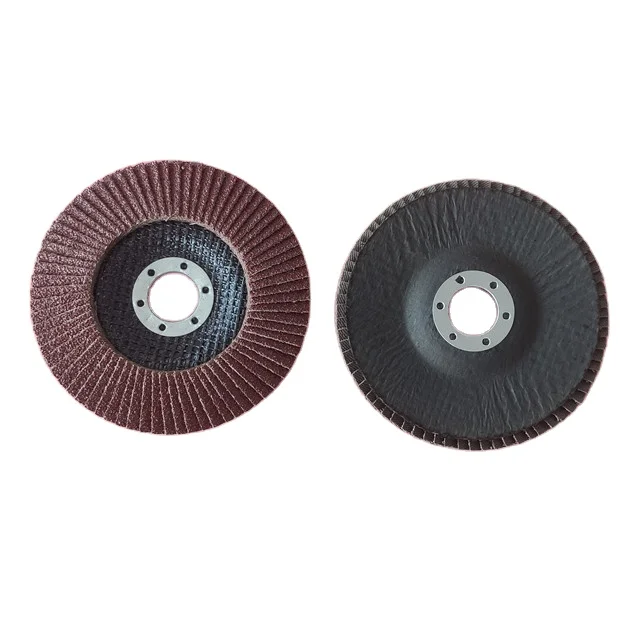 4-Inch Extra Power Customized Size 4-Inch Vertical Flap Disc Abrasive Honing Tools Metal Grinding Aluminum Oxide Fashion Design