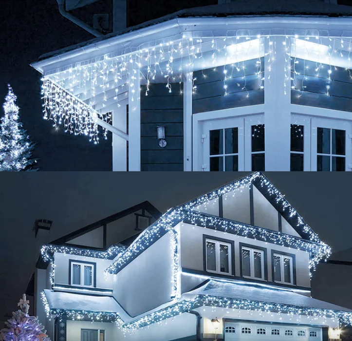 300LED Christmas decorative icicle string light indoor and outdoor IP44