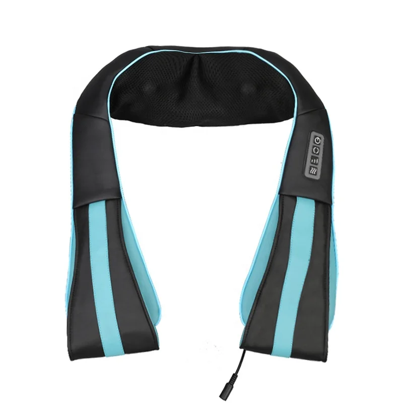 Популярная 2019 медицинская электрическая массажная шаль ABS ROHS шиацу массажер спины шеи и плеч шеи разминающий с подогревом