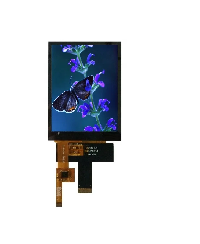 3.5 ips lcd  capacitive touch panel for measure device with resolution of 320*480 MIPI interface high brightness 500NIT