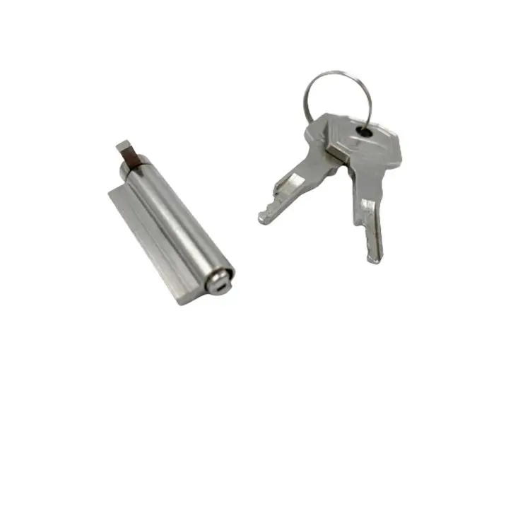 ANLI China factory brass toughened glass door lock show case freezer lock