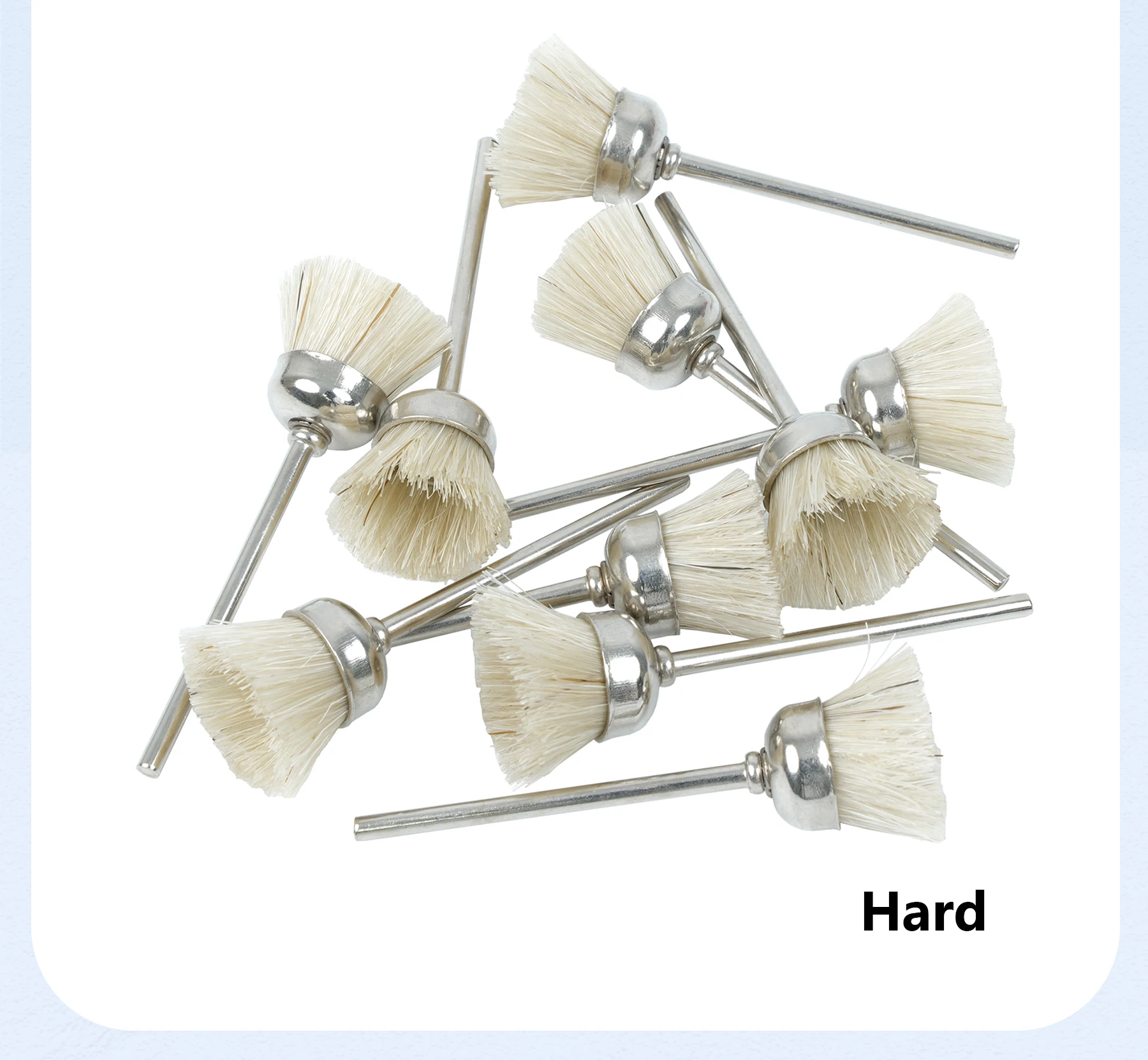 High Quality Laboratory Polishing Cup Brush Wheel Buffs Rotary Low Speed HP Shank 2.35mm Dentist Jewelry DIY Dental Tools