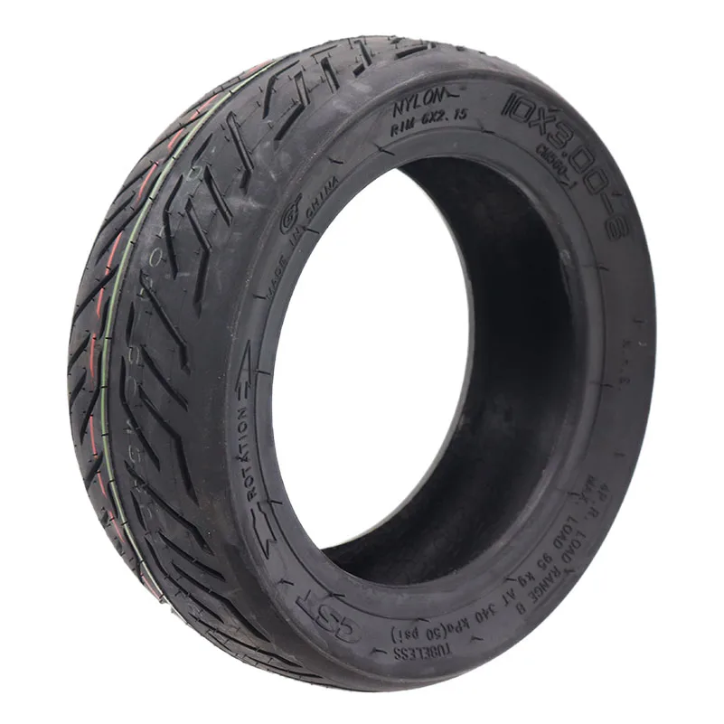 10x3.00-6 Tubeless Tyre for Electric Scooter 10 Inch 10x3.0 Wear Resistant Vacuum Tyre 10*3.00-6 10x3.00-6 Tubeless Tire