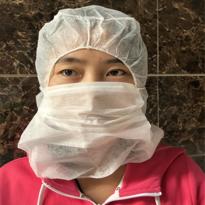 Dust-proof, Balafac cap non-woven nurse cap hospital workshop household bounffant bag Samurai hat Non-woven hat Non-woven hat