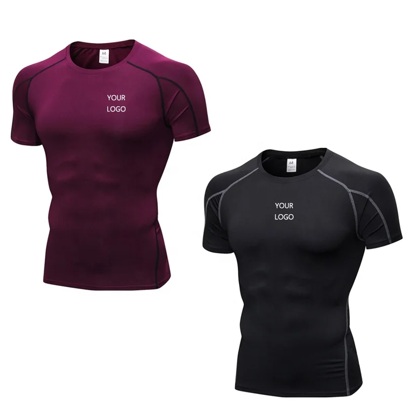 
2021 new hot sale mens male unbranded oem design your own custom gym clothes sports t-shirts wholesale men fitness clothing 