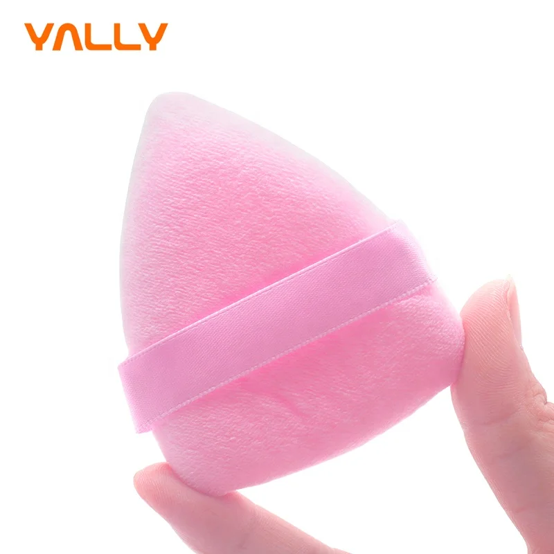 trending products 2023 new arrivals triangle pink soft beauty makeup blender custom logo make up puffs powder puff