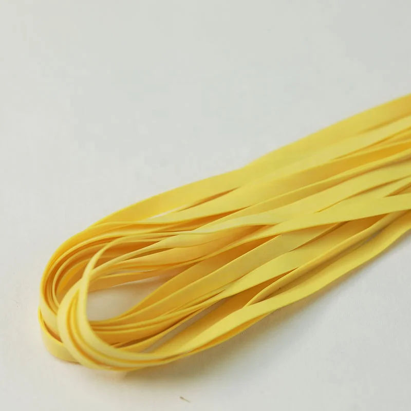 Wholesale Swimwear Natural Rubber Elastic Tape Flat Rubber 6mm Latex Tape Earloop Elastic Band