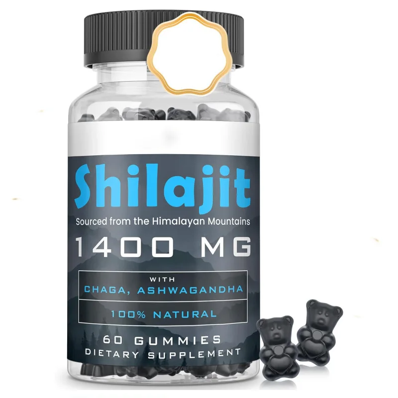 Private Label supplement naturel Himalayan shilajit extract Shilajit Supplement Gummies Improve immunity for men and women