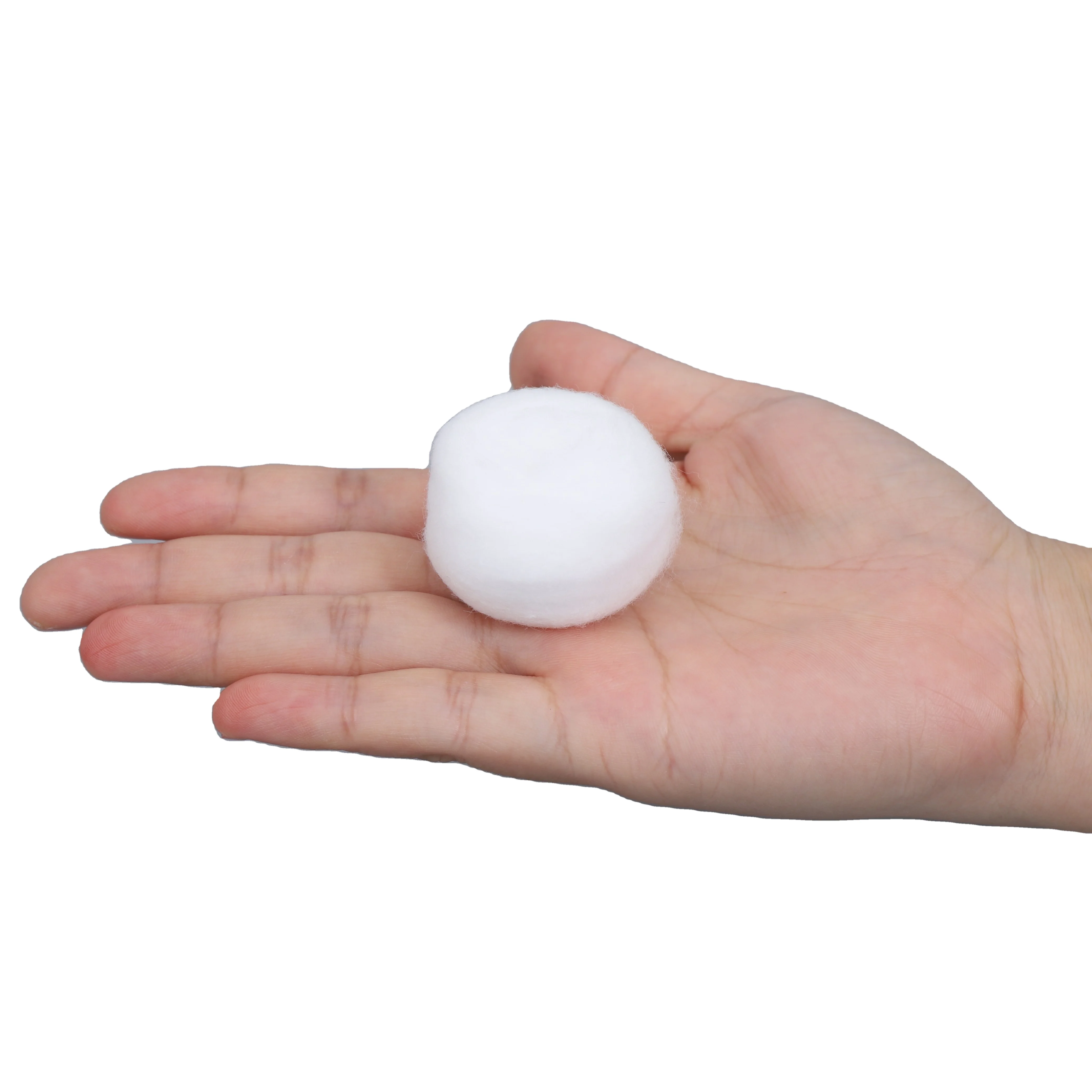 Medical Non-Sterilized and Sterilization Cotton Ball by Hot Seal Bag or Paper Bags