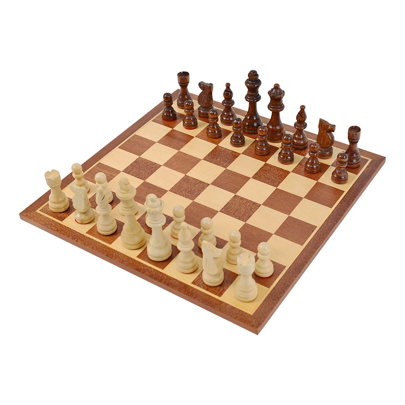 2.5' High Quality Wooden Chess Set Board Economical and High Quality Chess Game Board
