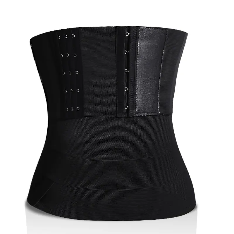 Custom Hook Design Body wrap waist trainer shaper 13cm bandage Latex tummy wrap waist trainer for women