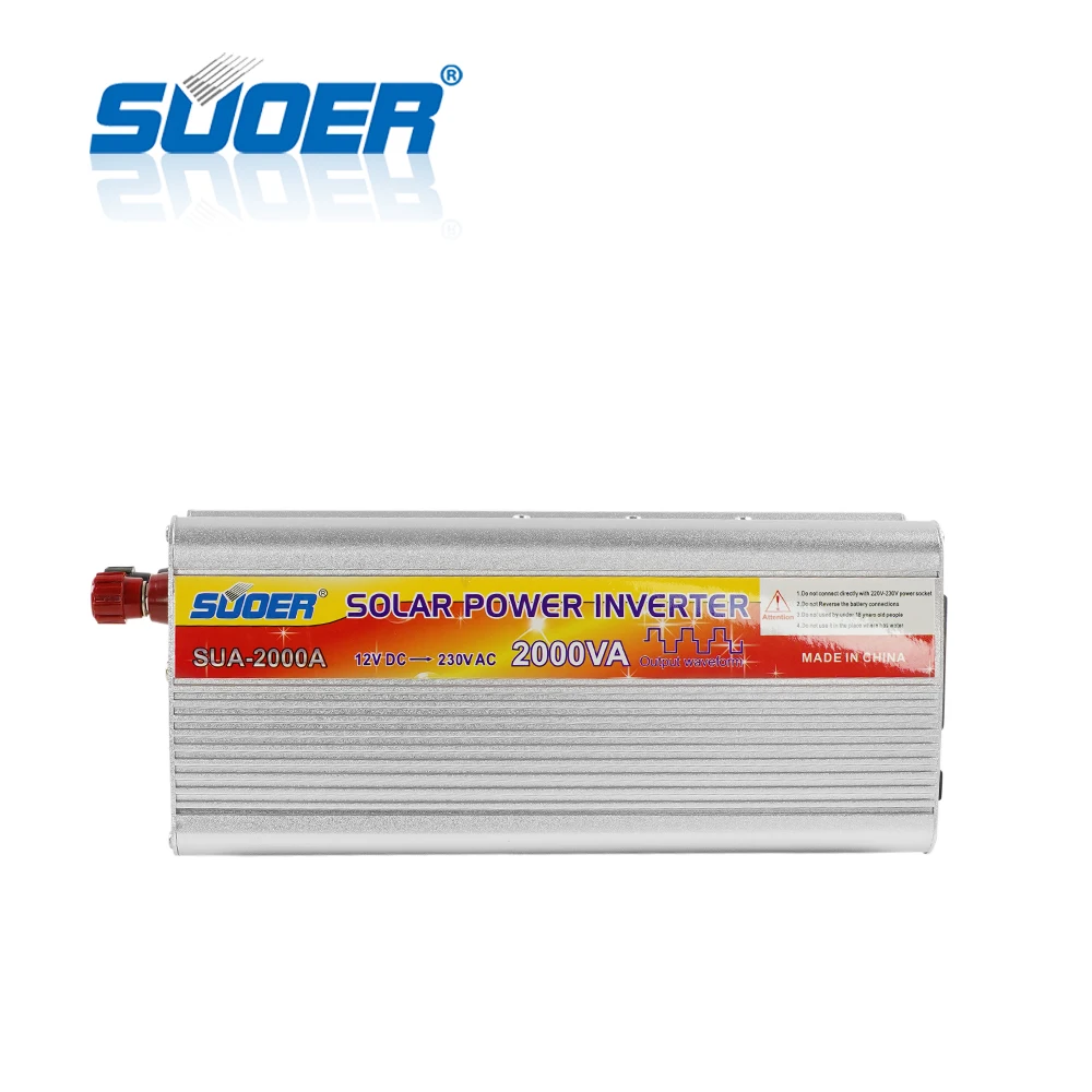 Suoer SUA-2000A 12 В солнечный инвертор мощность 2000 Вт