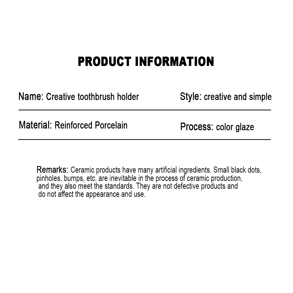 RAYBIN 3 pieces bathroom round small mini ceramic toothbrush holder stand for toothbrush