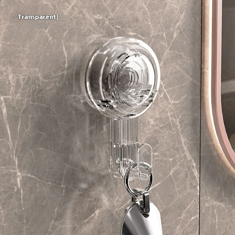 Suction cup with hook vacuum strong load bearing movable traceless swivel wall hook