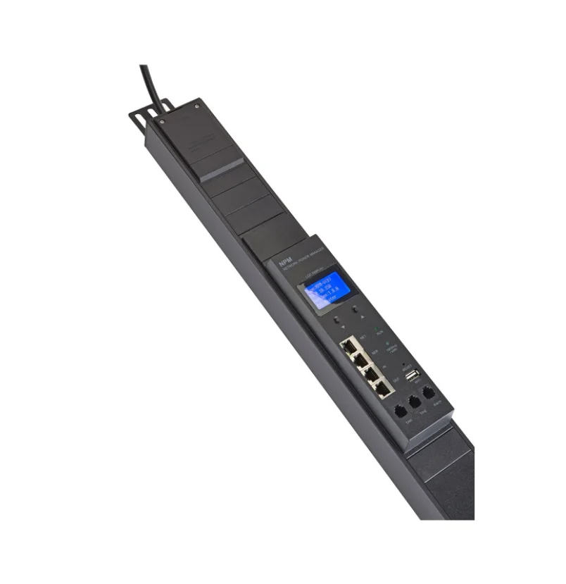 19 inch Horizonta/Vertical IEC Type Meter Rack PDU Remote Control Smart PDU