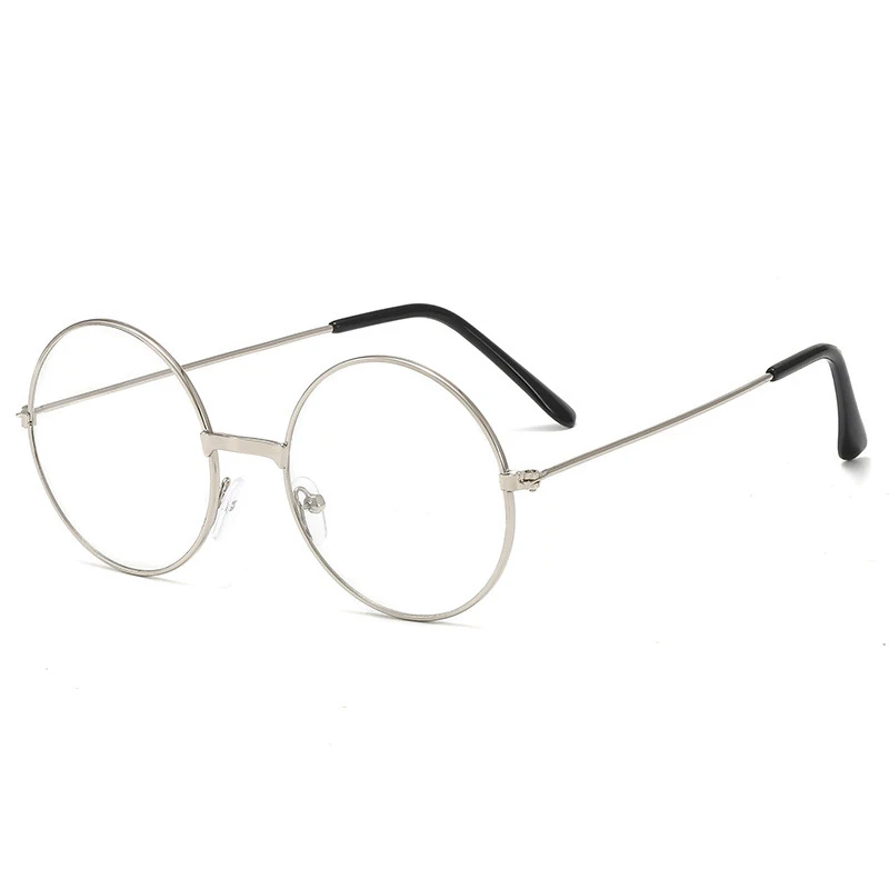 Newest trendy design little girl glasses vintage round metal frame children eyewear custom logo student toy eyeglasses wholesale