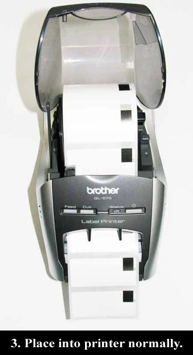 DK 22205 DK-22205 DK22205 2205 of reusable black plastic holder detachable Cartridge frame black plastic spool spindle