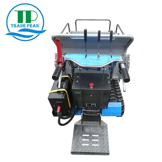 Electric Power Tracked Barrow 50Ah 500kg battery power barrow mini truck mini dumper