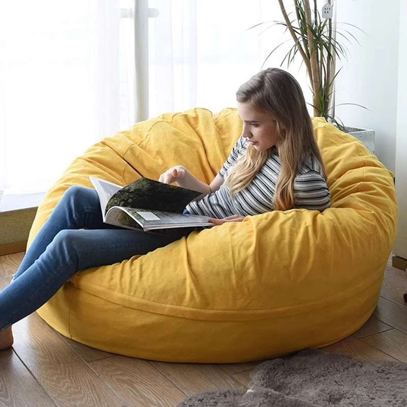 washable sofa large sofa bed artificial fur lazy leisure chair bean bag detachable and washable sofa beanbag chair