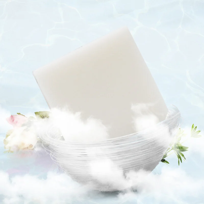 Wholesale Private Label Natural Silk Protein Whitening Brightening Skin Care Handmade Deep Cleansing Goats Milk Soap