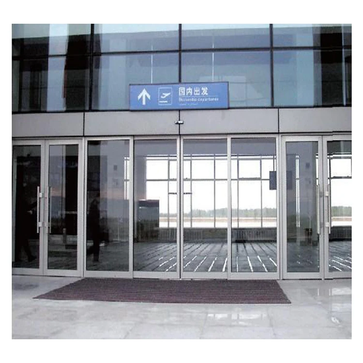 Factory price aluminum profile automatic telescopic sliding glass door operator