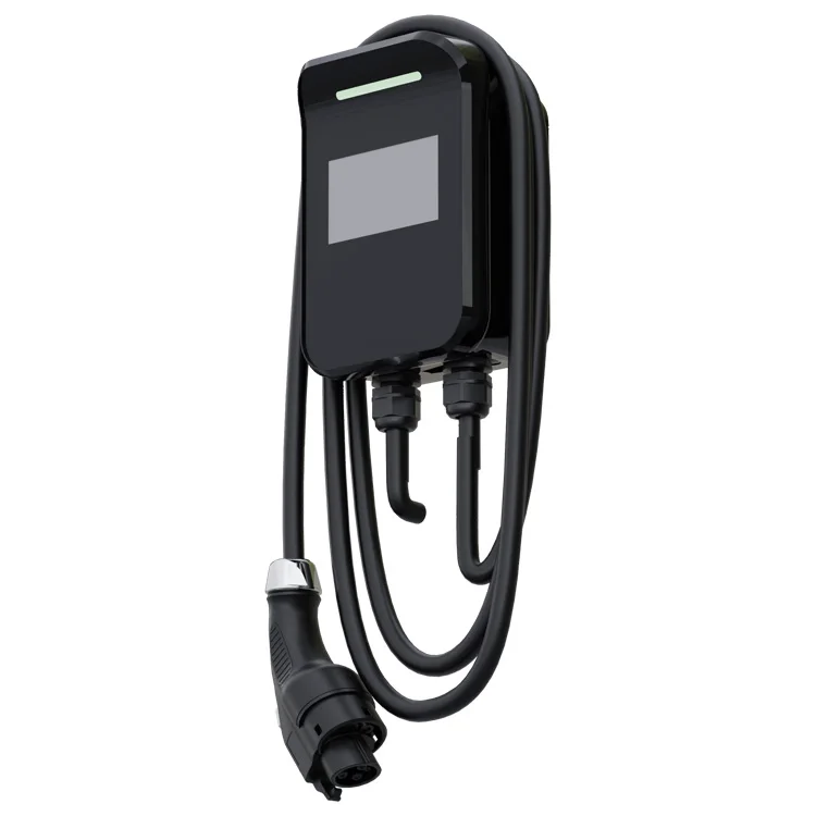 EU Standard Portable EV Charger Type 2 EV Fast Vehicle Charging Stations 16-32A 7kw 22kw Electric Car Charger