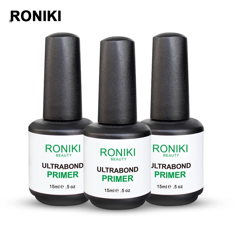 Быстросохнущий фирменный гель-праймер для ногтей RONIKI Ultrabond Uv Bond базовый уход за ногтями 300 шт. 20 на цвет 15 мл