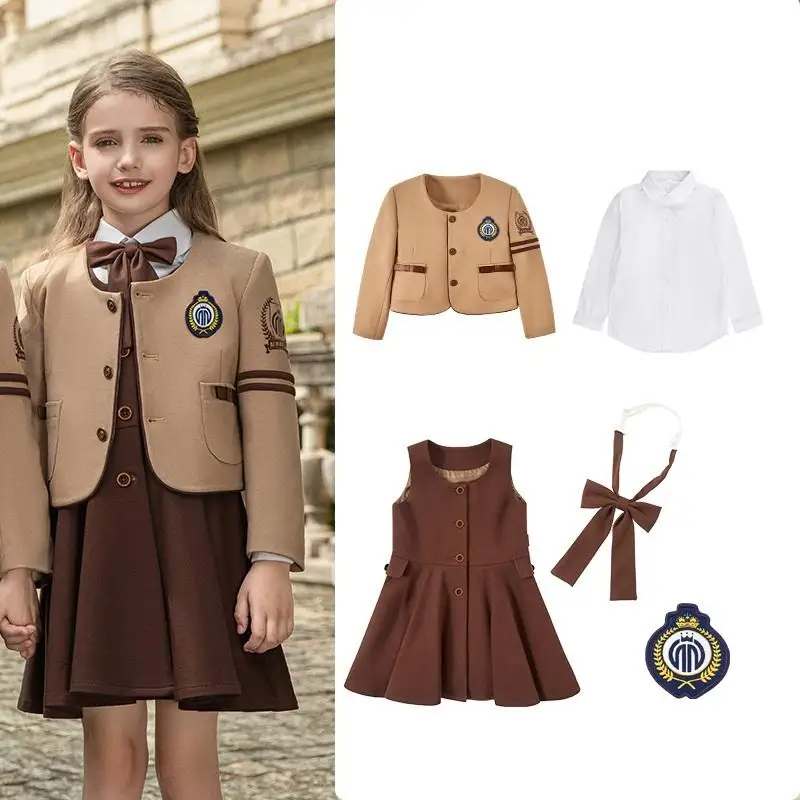 Hot Sell 2024 School Uniform with Boys and Girls Dress and Customized Designed Available for Sale by Exporters