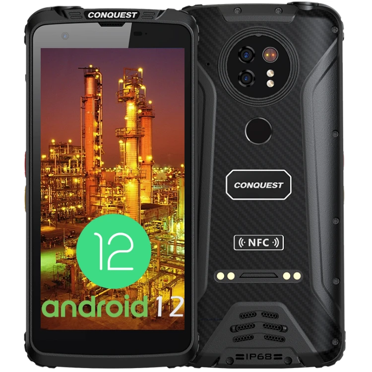 Rugged Smartphone Poc walkie talkie PTT Android 12 Ip68 waterproof dustproof Explosion Proof Intrinsically Safe Mobile Phone