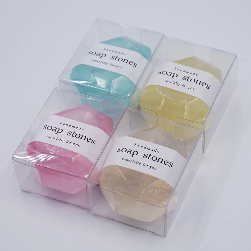 Best Selling Face whitening Skin Soap Body Skin Lightening 100% handmade Sea Salt Rose Natural &Organic Crystal Stone Bath Soap