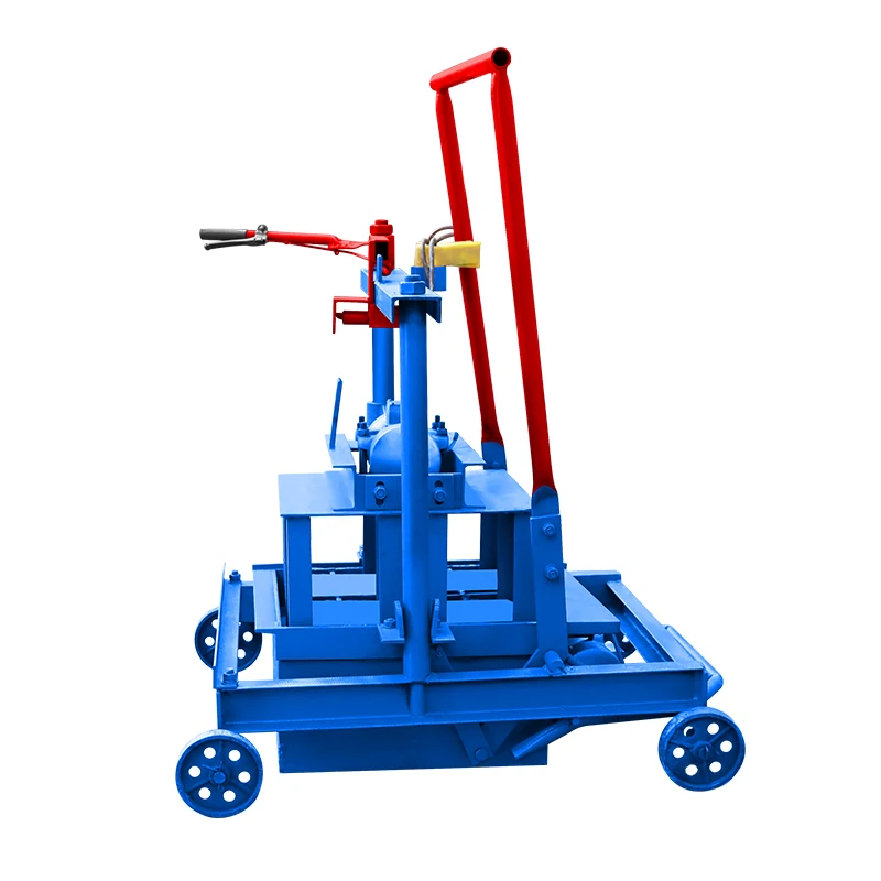 Manual Press Concrete Hollow Fly Ash Block Making Machinery Hydraulic Perforated Cement Clay Brick Maker Machinery