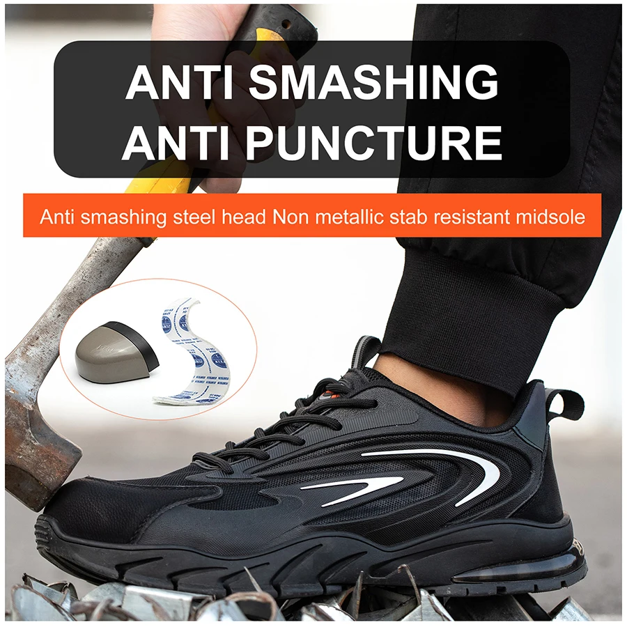 Dian Sen OME Customized New Modal Mens Women Sneakers Work Boots Steel Toe Sports Safety Shoes