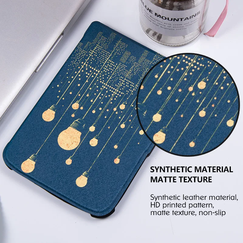Smart case for Pocketbook 606/616/627/628/632/633- Touch Lux4/Basic Lux2/Touch HD3 - Drop Resistance Soft Shell Protective Cover