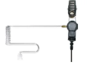 Acoustic Tube Earpiece for 2-way radio applicable to public safety, industry and enterprise users