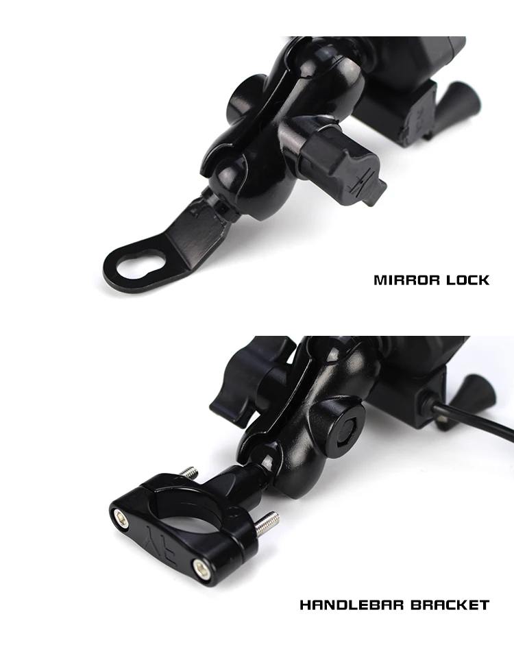 Popular Universal Motorbike  Iron X-Grip Clamp Bike Cell Phone Stand Motorcycle Phone Holder Motorcycles Accessories