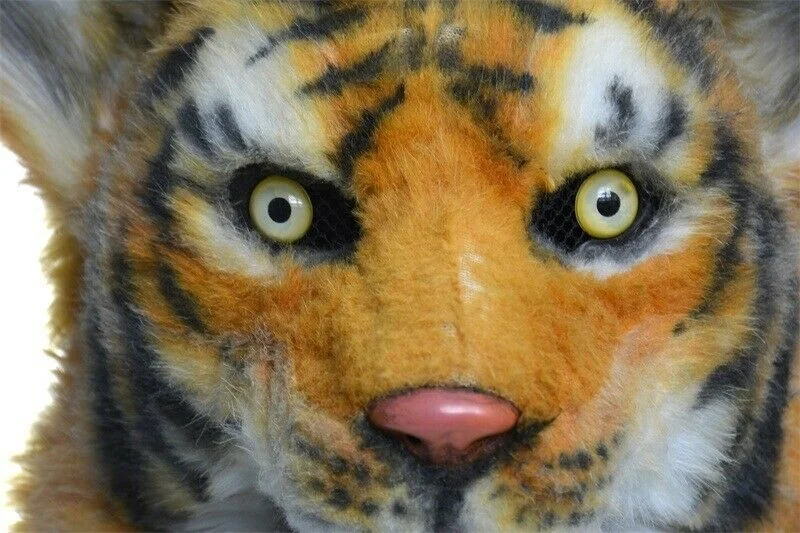 Tiger Head Mask Realistic Animal Halloween Mask for Halloween Cosplay Costume Party
