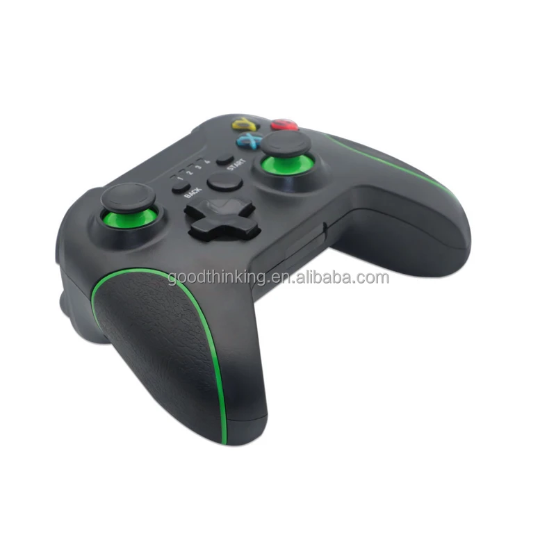 Wholesale OEM LOGO rechargeable gamepad PC Gaming joystick 2.4 ghz wireless game controller for xbox one for ps3
